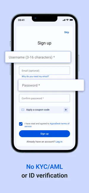 AgoraDesk匿名購買比特幣